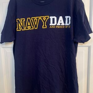 Navy Dad Proud T-Shirt‎